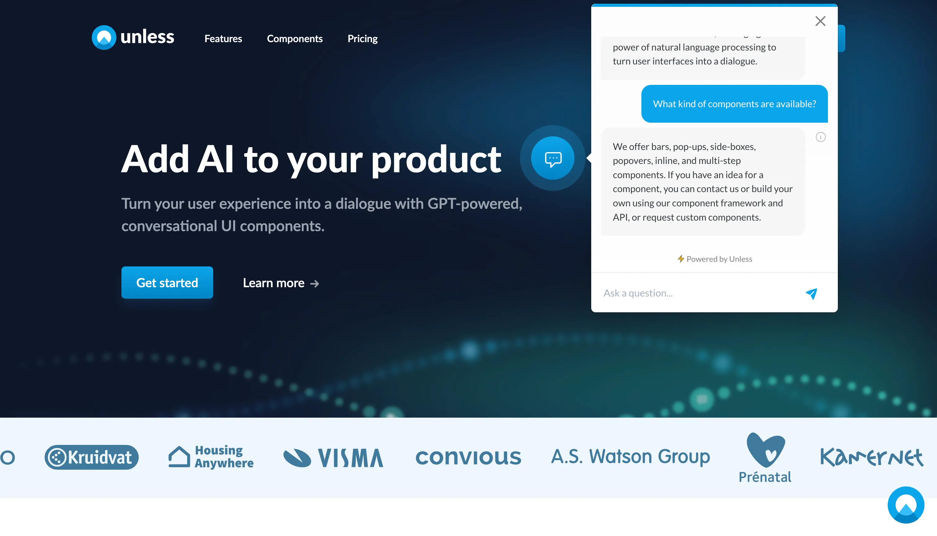 Customer support use case example